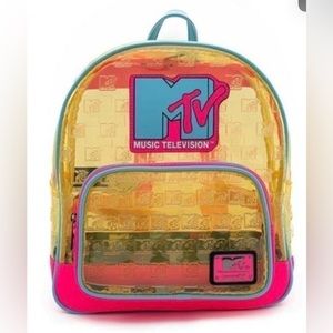 I want my MTv!!!!!! Loungefly Mtv clear backpack